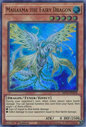 Mahaama the Fairy Dragon (Ultra Rare) [MP21-EN218] 1st Edition