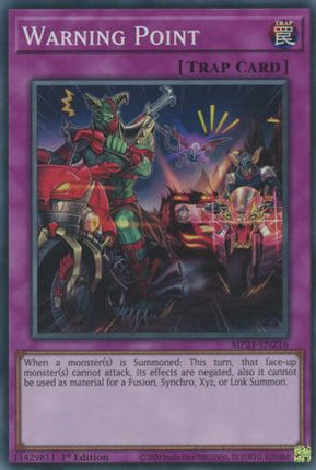 Warning Point (Super Rare) [MP21-EN216] 1st Edition