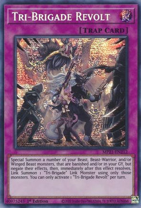 Tri-Brigade Revolt (Prismatic Secret Rare) [MP21-EN212] 1st Edition