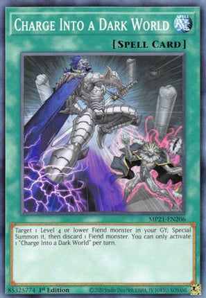 Charge Into a Dark World (Common / Short Print) [MP21-EN206] 1st Edition