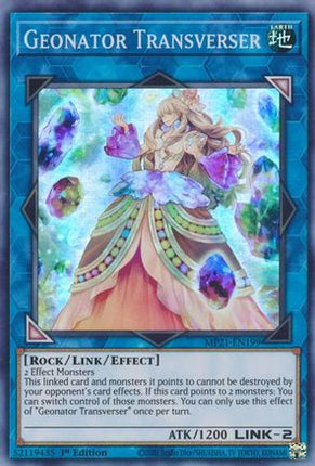 Geonator Transverser (Super Rare) [MP21-EN199] 1st Edition