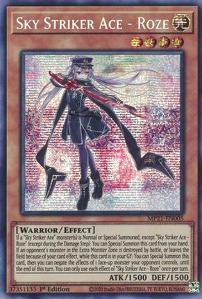 Sky Striker Ace - Roze (Prismatic Secret Rare) [MP21-EN005] 1st Edition