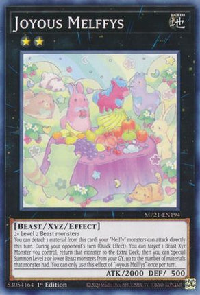 Joyous Melffys (Common / Short Print) [MP21-EN194] 1st Edition