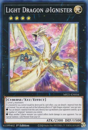 Light Dragon @Ignister (Common / Short Print) [MP21-EN016] 1st Edition