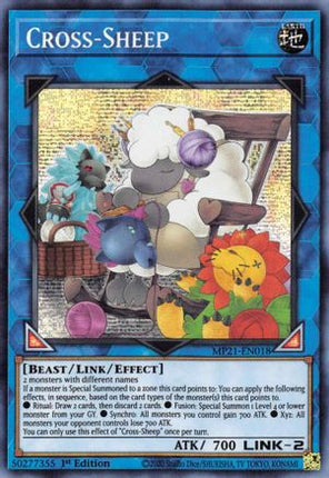 Cross-Sheep (Prismatic Secret Rare) [MP21-EN018] 1st Edition