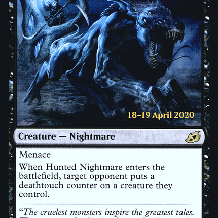 Hunted Nightmare [Ikoria: Lair of Behemoths Promos] Prerelease Foil