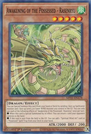 Awakening of the Possessed - Rasenryu (Common / Short Print) [MP21-EN178] 1st Edition