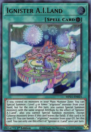 Ignister A.I.Land (Ultra Rare) [MP21-EN021] 1st Edition