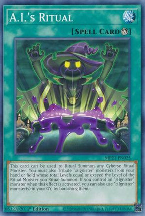 A.I.'s Ritual (Common / Short Print) [MP21-EN025] 1st Edition