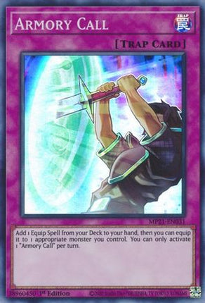 Armory Call (Super Rare) [MP21-EN031] 1st Edition