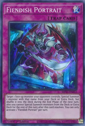 Fiendish Portrait (Super Rare) [MP21-EN033] 1st Edition