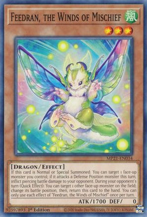Feedran, the Winds of Mischief (Common / Short Print) [MP21-EN034] 1st Edition