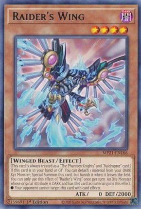 Raider's Wing (Rare) [MP21-EN166] 1st Edition