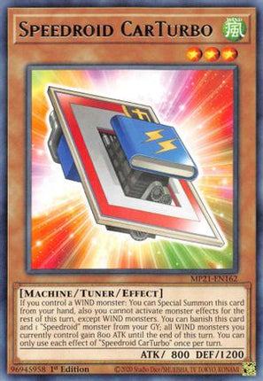 Speedroid CarTurbo (Rare) [MP21-EN162] 1st Edition