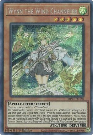 Wynn the Wind Channeler (Prismatic Secret Rare) [MP21-EN158] 1st Edition