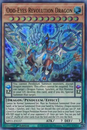 Odd-Eyes Revolution Dragon (Ultra Rare) [MP21-EN157] 1st Edition