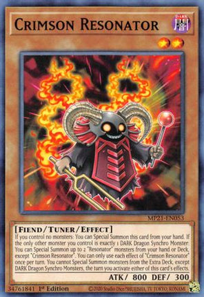 Crimson Resonator (Common / Short Print) [MP21-EN053] 1st Edition