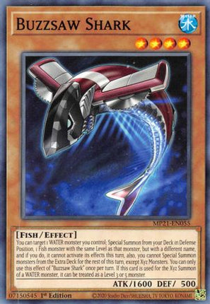 Buzzsaw Shark (Common / Short Print) [MP21-EN055] 1st Edition