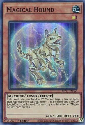 Magical Hound (Super Rare) [MP21-EN063] 1st Edition