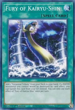 Fury of Kairyu-Shin (Common / Short Print) [MP21-EN145] 1st Edition
