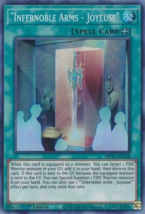"Infernoble Arms - Joyeuse" (Super Rare) [MP21-EN138] 1st Edition