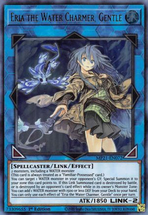 Eria the Water Charmer, Gentle (Ultra Rare) [MP21-EN072] 1st Edition