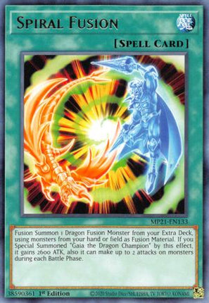 Spiral Fusion (Rare) [MP21-EN133] 1st Edition