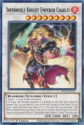 Infernoble Knight Emperor Charles (Rare) [MP21-EN127] 1st Edition