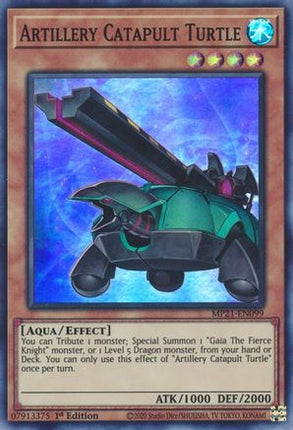 Artillery Catapult Turtle (Super Rare) [MP21-EN099] 1st Edition