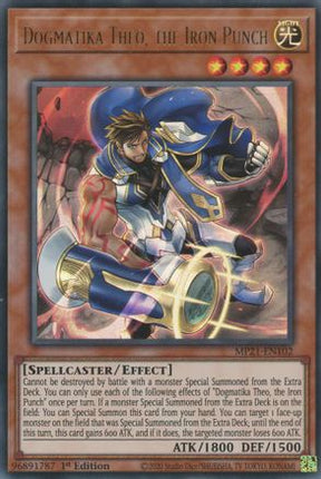 Dogmatika Theo, the Iron Punch (Ultra Rare) [MP21-EN102] 1st Edition