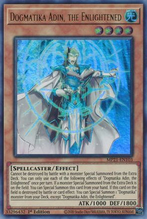 Dogmatika Adin, the Enlightened (Ultra Rare) [MP21-EN103] 1st Edition