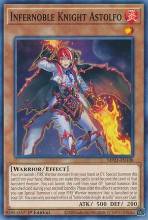 Infernoble Knight Astolfo (Common / Short Print) [MP21-EN108] 1st Edition
