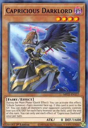 Capricious Darklord (Common / Short Print) [MP21-EN117] 1st Edition