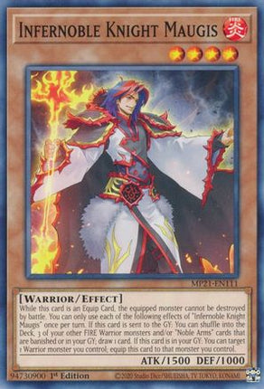 Infernoble Knight Maugis (Common / Short Print) [MP21-EN111] 1st Edition