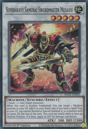 Superheavy Samurai Swordmaster Musashi (Super Rare) [MP21-EN095] 1st Edition