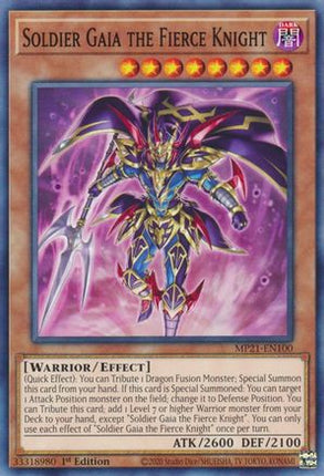 Soldier Gaia The Fierce Knight (Common / Short Print) [MP21-EN100] 1st Edition