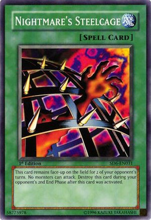 Nightmare's Steelcage (Common / Short Print) [SD6-EN031] Structure Deck: Spellcaster's Judgment Unlimited
