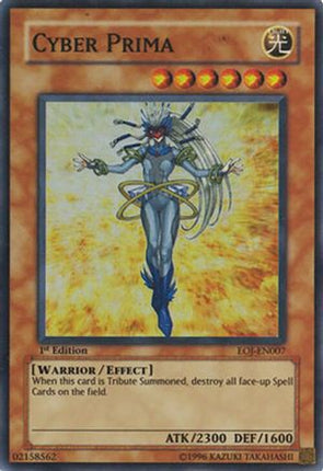 Cyber Prima (Super Rare) [EOJ-EN007] Enemy of Justice 1st Edition