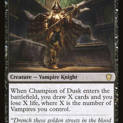 Champion of Dusk [Crimson Vow Commander]