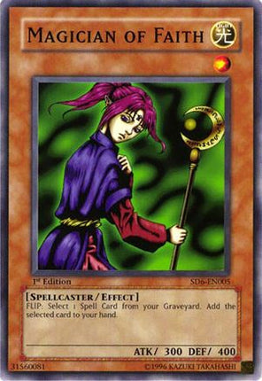 Magician of Faith (Common / Short Print) [SD6-EN005] Structure Deck: Spellcaster's Judgment 1st Edition