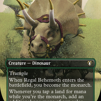 Regal Behemoth (Borderless) [Commander Masters]