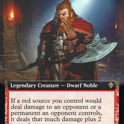 Torbran, Thane of Red Fell (Extended Art) [Throne of Eldraine]