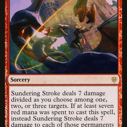 Sundering Stroke [Throne of Eldraine]