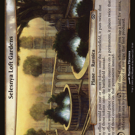 Selesnya Loft Gardens [Planechase 2012 Planes]