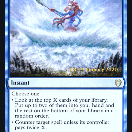 Thassa's Intervention [Theros Beyond Death Promos] Prerelease Foil