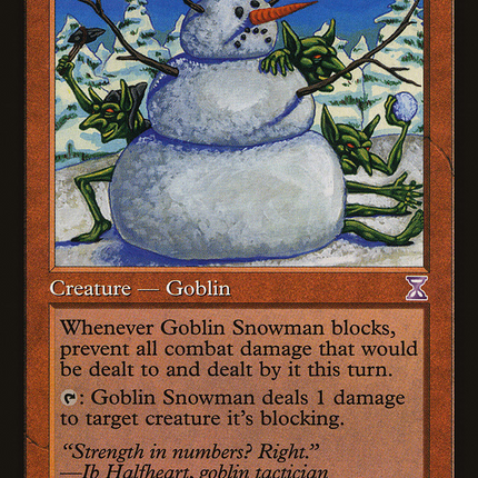 Goblin Snowman [Time Spiral Timeshifted]