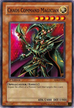 Chaos Command Magician (Common / Short Print) [SD6-EN008] Structure Deck: Spellcaster's Judgment Unlimited