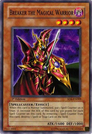 Breaker the Magical Warrior (Common / Short Print) [SD6-EN009] Structure Deck: Spellcaster's Judgment Unlimited