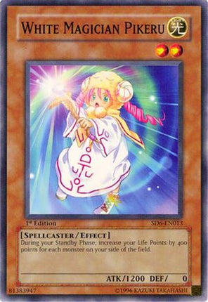 White Magician Pikeru (Common / Short Print) [SD6-EN013] Structure Deck: Spellcaster's Judgment 1st Edition