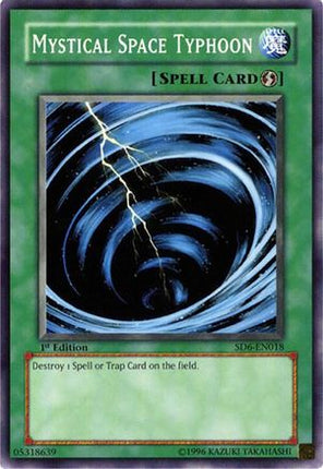 Mystical Space Typhoon (Common / Short Print) [SD6-EN018] Structure Deck: Spellcaster's Judgment Unlimited